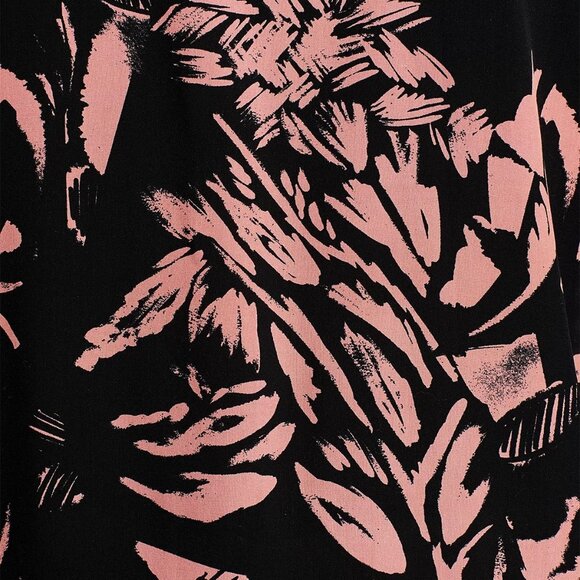 Hugo Boss Men's Ellino Abstract Floral SS Camp Shirt Resortwear Straight Fit Red - Picture 4 of 6